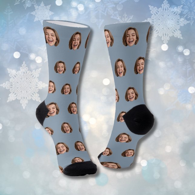 Custom Face Socks Personalised Photo (Creator Uploaded)