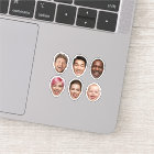 Custom Face Sticker – Personalised 6 Photo Cutouts