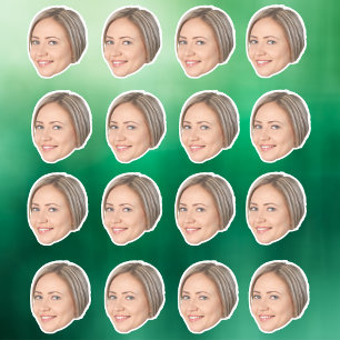 Custom Face Sticker, Personalised Stickers, Face