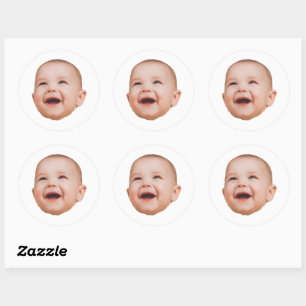 Custom Face Stickers Personalised Face Photo