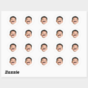 Custom Face Stickers Personalised Face Photo