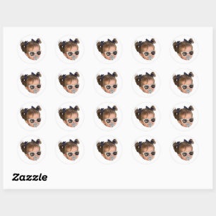 Custom Face Stickers Personalised Face Photo
