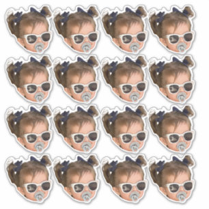 Custom Face Stickers Personalised Face Photo