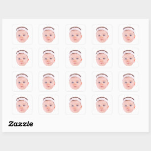 Custom Face Stickers Personalised Face Photo