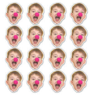 Custom Face Stickers   Personalised Photo Face