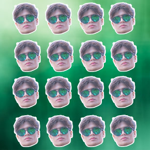 Custom Face Stickers, Personalised Stickers, Face