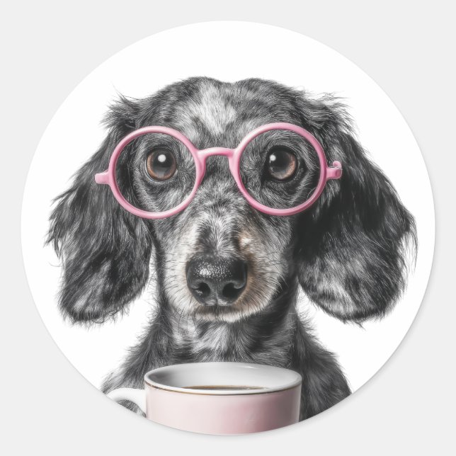 Custom Face Stickers Personalized Dog Face Photo (Front)