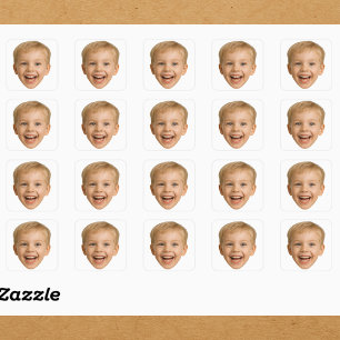 Custom Face Stickers Personalized Face Photo