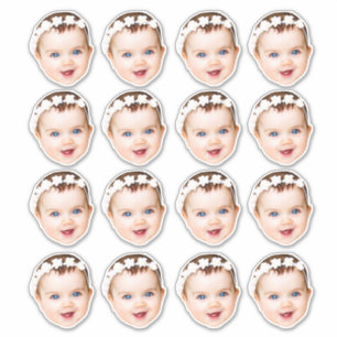 Custom Face Stickers Personalized Face Photo