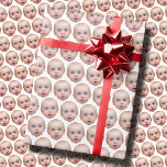 Custom Face Wrapping Paper | Custom Face Gift Wrap<br><div class="desc">Custom Face Wrapping Paper Wedding Bridal Shower Party Props Graduation, Replace the face with your favourite photo (make sure to crop as much to the face as possible and use an app to remove the background) and personalise this funny Christmas Holiday Wrapping Paper with your kid, husband, or boyfriend on...</div>