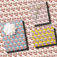 Custom Face Wrapping Paper | Custom Face Gift Wrap
