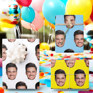 Custom Face Wrapping Paper Sheet