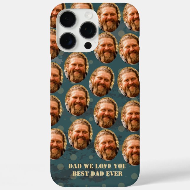 Custom Faces with Text Photo Pattern Funny  Case-Mate iPhone Case (Back)