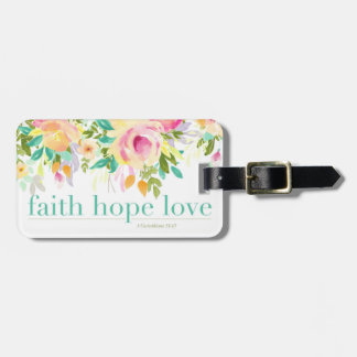 CUSTOM | Faith Hope Love | Luggage Tag
