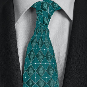Custom Family 16-Photo Pattern Tie