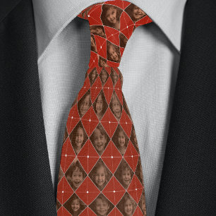 Custom Family 16-Photo Pattern Tie