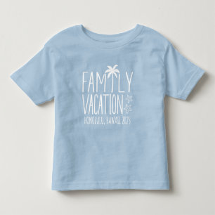 Custom Family Beach Vacation Group Matching  Toddler T-Shirt