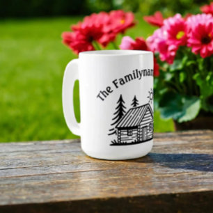 Custom Family Cabin Coffee Mug