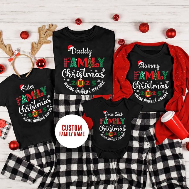 Custom Family Christmas 2025 T-Shirt (Cutom Family Christmas 2025)