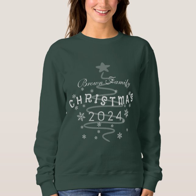 Custom Family Christmas Sweatshirt (Front)