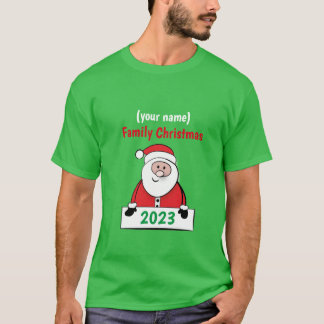 Custom Family Christmas T-Shirt