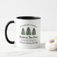 Custom Family Christmas Tree Farm Holiday