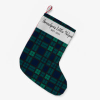 Custom Family Clan Black Watch Plaid Check Tartan
