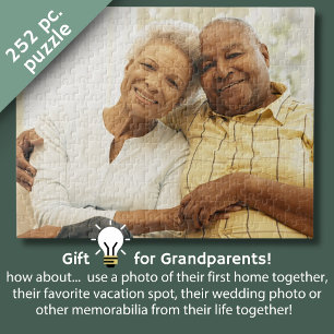 Custom Family Couple Photo 250 piece Jigsaw Puzzle