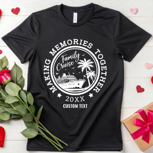 Custom Family Cruise 2025 Making Memories Together T-Shirt