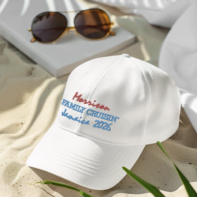 Custom Family Cruise Embroidered Hat (Creator Uploaded)