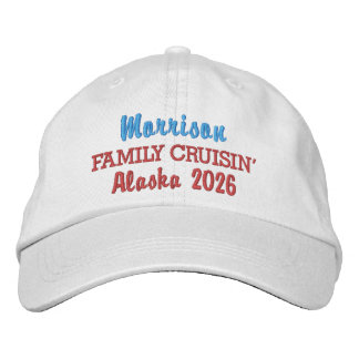 Custom Family Cruise Embroidered Hat