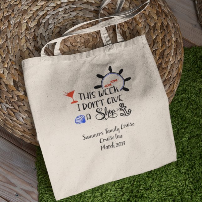 Custom Family Cruise Funny Ship Personalise Tote Bag (Creator Uploaded)