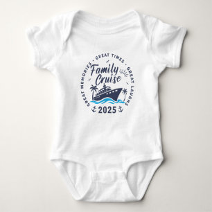 Custom Family Cruise Group Matching Cruise Trip Baby Bodysuit