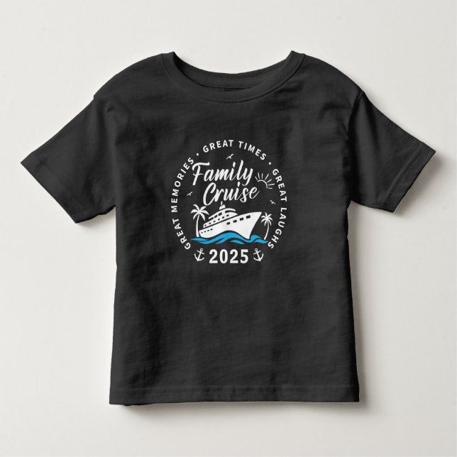 Custom Family Cruise Group Matching Cruise Trip Toddler T-Shirt (Front)