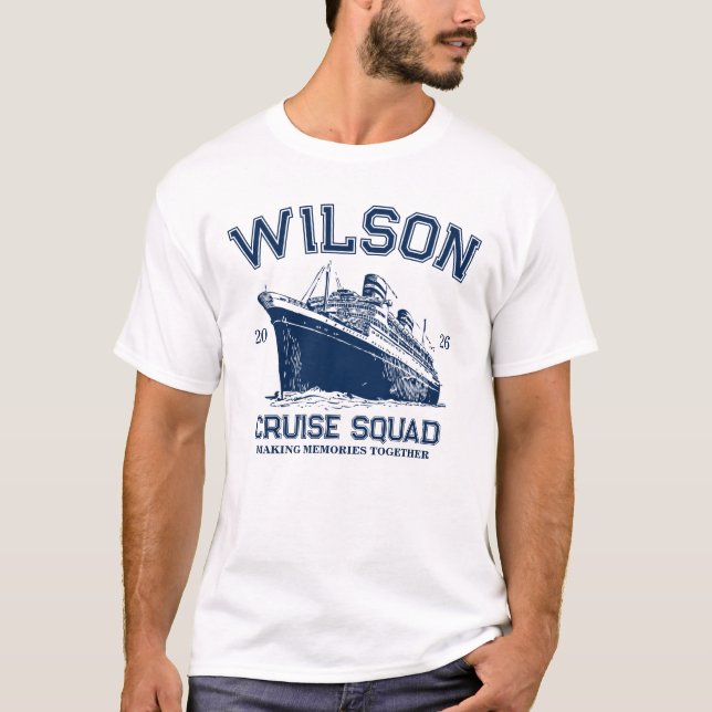 Custom Family Cruise  Men's Basic T-Shirt (Front)