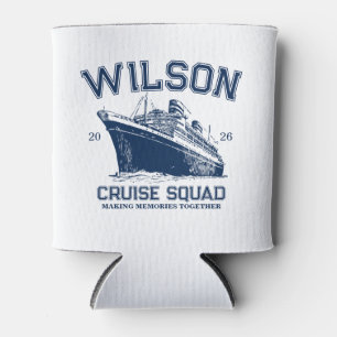 Custom Family Cruise Men's Basic T-Shirt Can Cooler