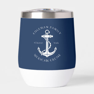 Custom Family Cruise Nautical Boat Anchor Swag