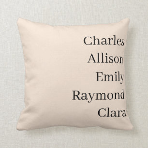 Custom Family Cushion