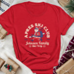 Custom Family Friends Group Ski Trip Skis T-Shirt<br><div class="desc">Create lasting memories with our custom Ski Trip shirt for families, friends, or groups. This Custom Family Ski Trip shirt is perfect for celebrating your snow adventure. Personalise with your family name or group trip details to make it uniquely yours. Ideal for ski enthusiasts and winter vacation souvenirs, it is...</div>
