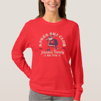 Custom Family Friends Group Ski Trip Snowboard