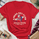 Custom Family Friends Group Ski Trip Snowboard T-Shirt<br><div class="desc">Create lasting memories with our custom Ski Trip shirt for families, friends, or groups. This Custom Family Ski Trip shirt is perfect for celebrating your snow adventure. Personalise with your family name or group trip details to make it uniquely yours. Ideal for ski enthusiasts and winter vacation souvenirs, it is...</div>