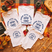 Custom Family Friends Ski Trip Matching Group