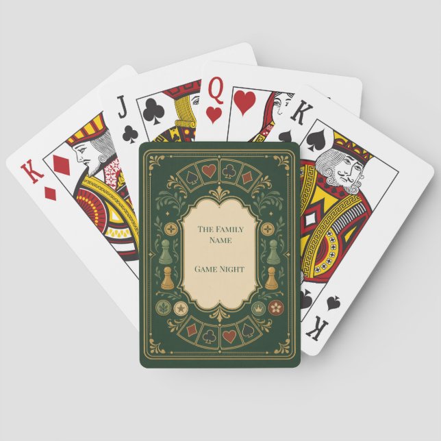 Custom Family Game Night Cards (Back)