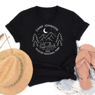 Custom Family Group Matching Camping T-Shirt