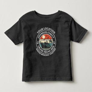 Custom Family Group Matching Cruise Trip  Toddler T-Shirt