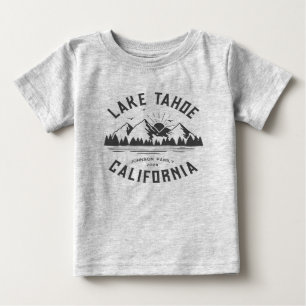Custom Family Lake Camping Vacation Group Matching Baby T-Shirt