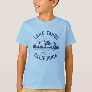 Custom Family Lake Camping Vacation Group Matching T-Shirt