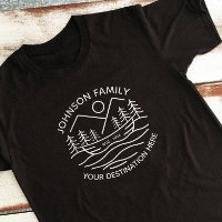 Custom Family Lake Camping Vacation Group Matching
