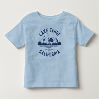 Custom Family Lake Camping Vacation Group Matching Toddler T-Shirt