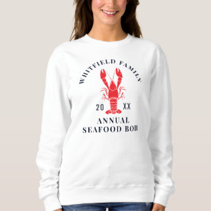 Custom Family Lobster Seafood Boil Matching Sweatshirt